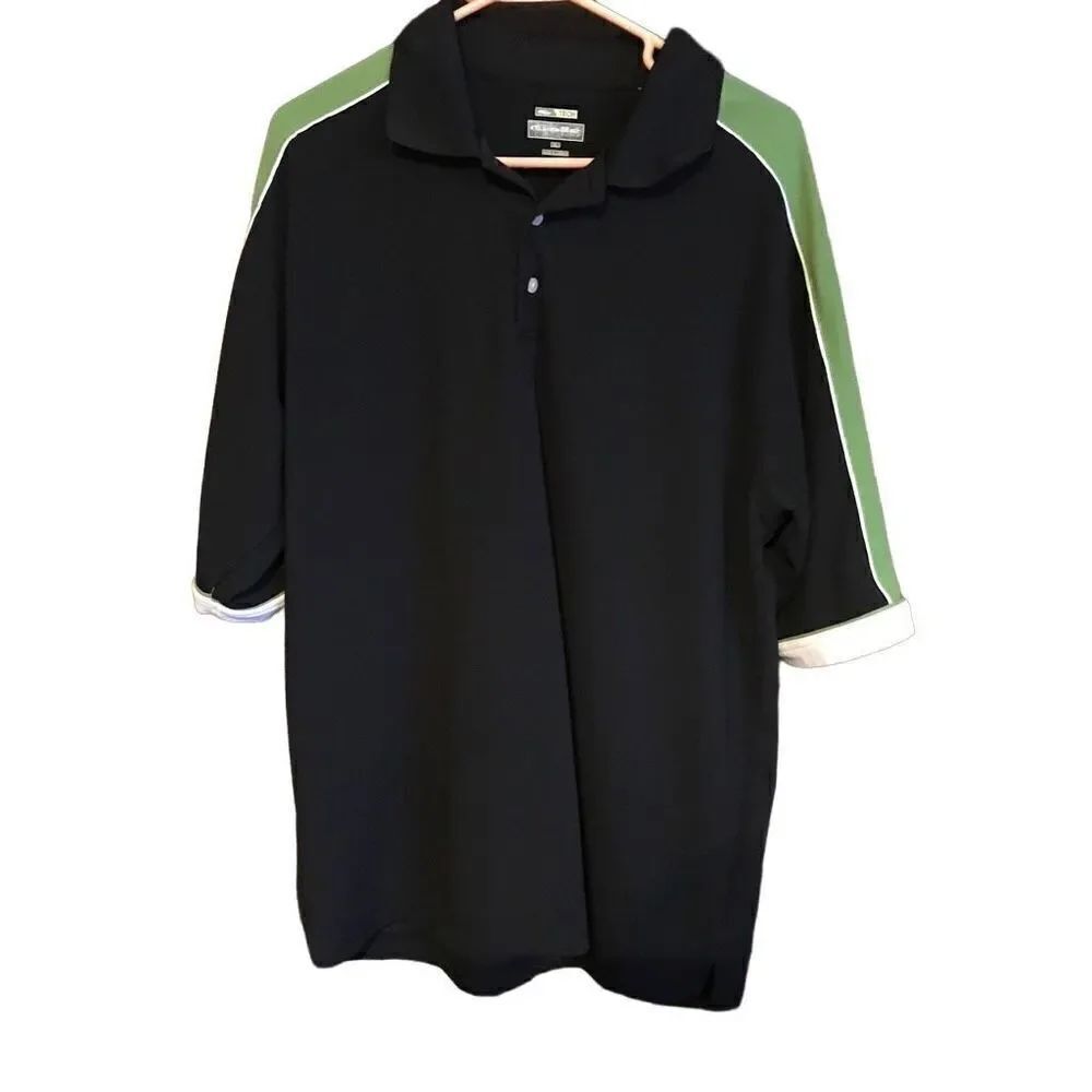 Bolle polo shirt Size XL Mens blue green athletic
